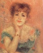 Portrait of t he Actress Jeanne Samary Auguste renoir